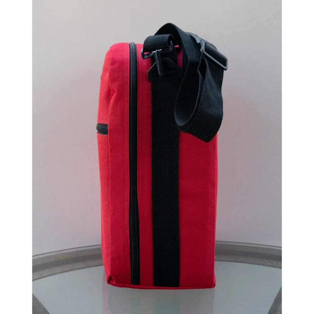 Beckman Canvas Offshore Storage Case Tote Red Fishing Crossbody Bag 14